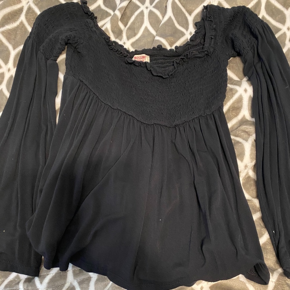 Black Off-Shoulder Top